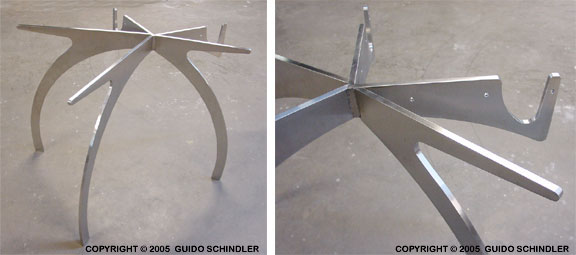 Stainless Table Base 2